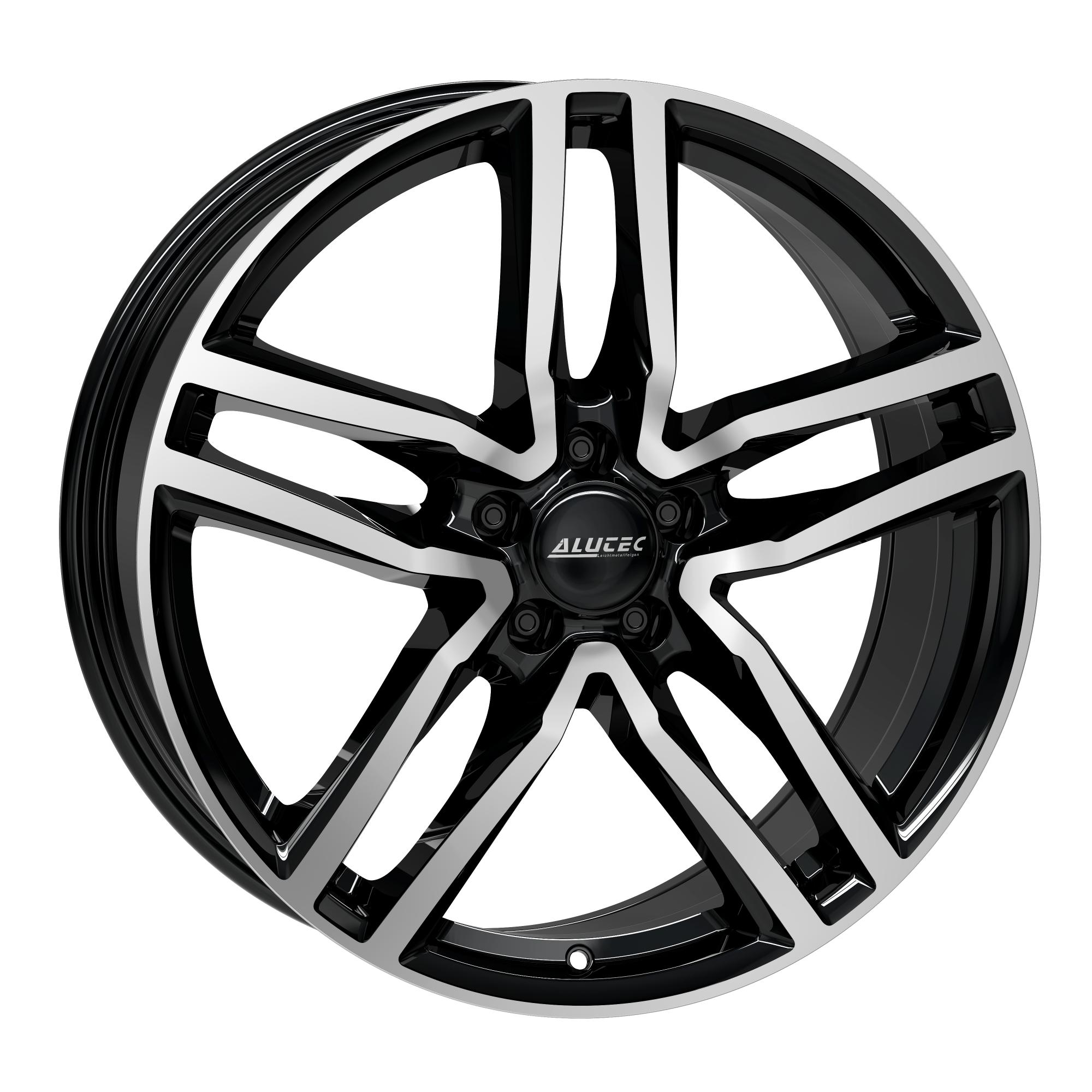 Jantă Aliaj ALUTEC IKENU DIAMANT-SCHWARZ-FRONTPOLIERT 8X19 5X112 ET43