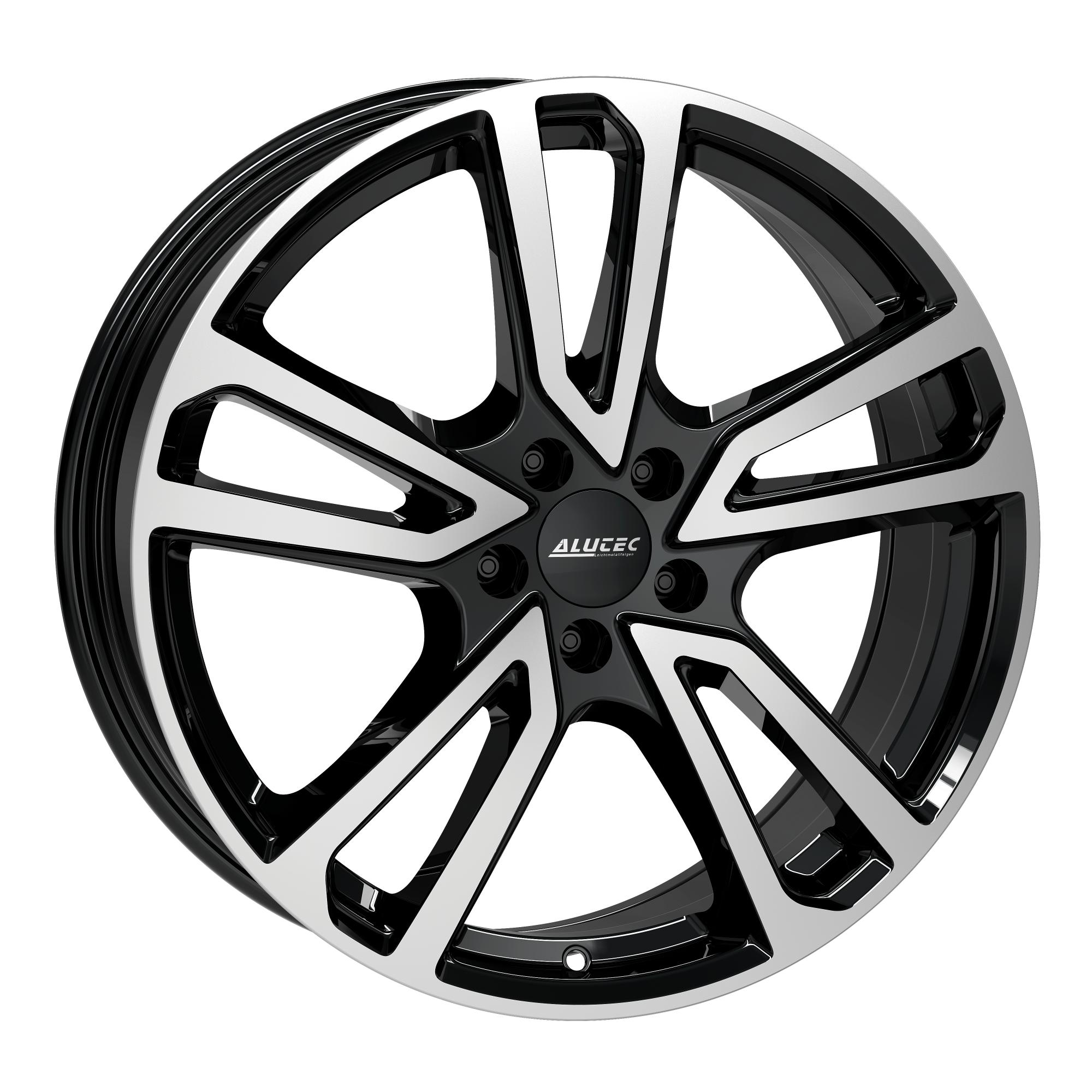 Jantă Aliaj ALUTEC TORMENTA DIAMANT-SCHWARZ-FRONTPOLIERT 7X18 5X112 ET43