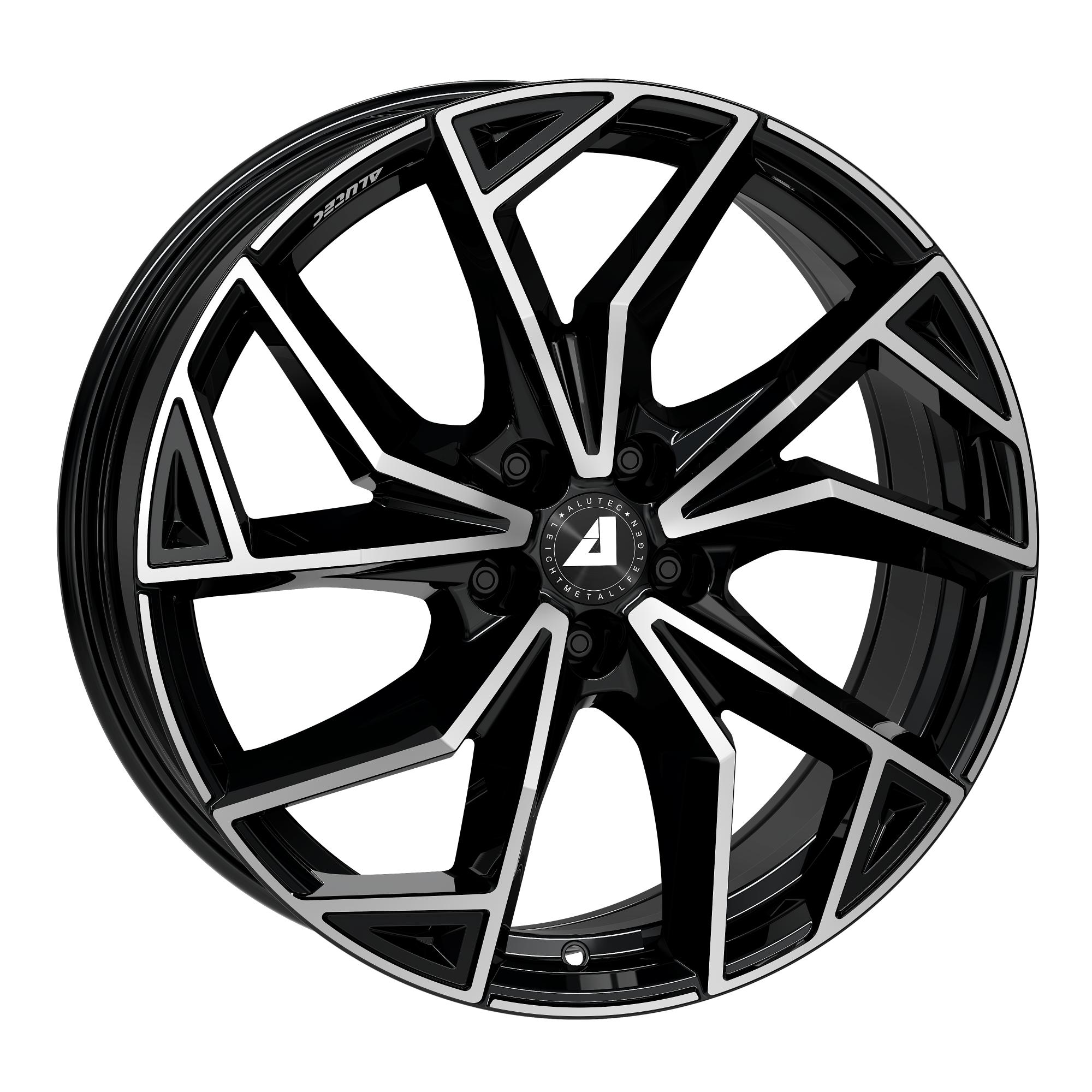 Jantă Aliaj ALUTEC ADX.02 DIAMANT-SCHWARZ-FRONTPOLIERT 8X19 5X112 ET40