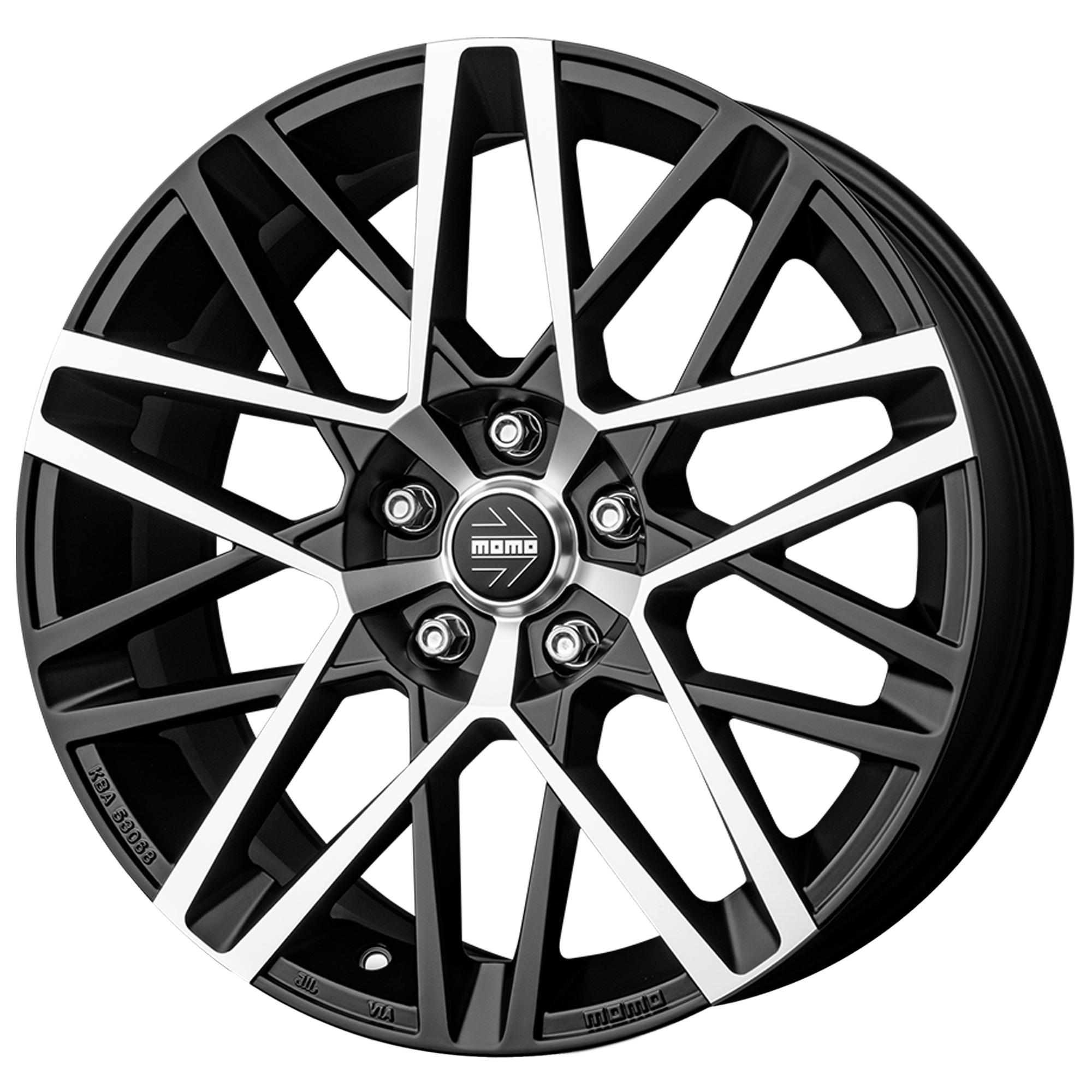 Jantă Aliaj MOMO Avenger Matt Black Polished 7X17 4X100 ET40