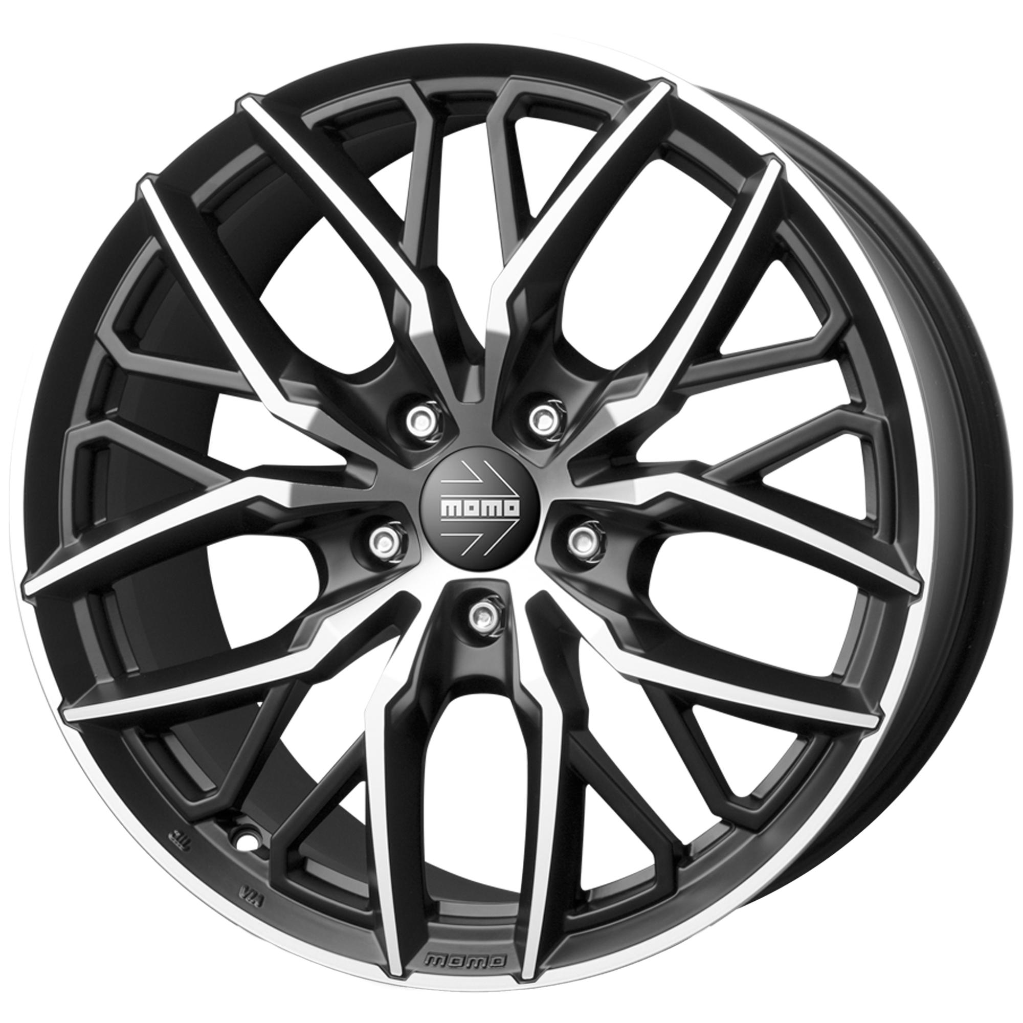 Jantă Aliaj MOMO Spider Matt Black Polished 8.5X19 5X112 ET48