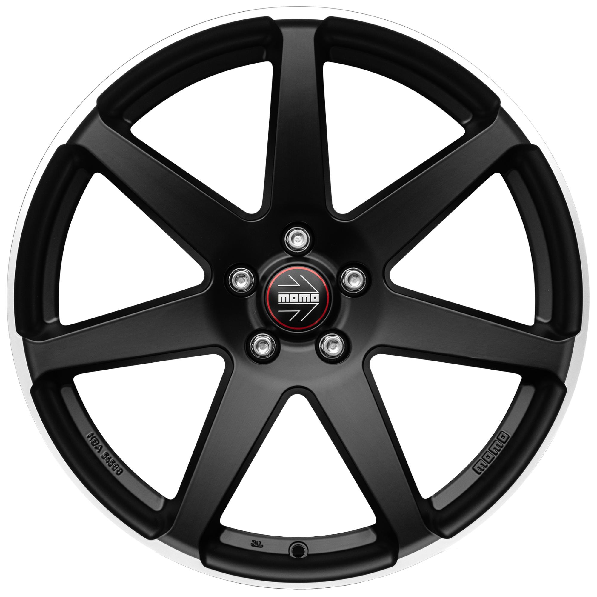 Jantă Aliaj MOMO Seven Matt Black Polished 8.5X19 5X112 ET30