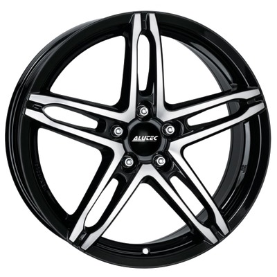 Jantă Aliaj ALUTEC POISON DIAMANT-SCHWARZ-FRONTPOLIERT 7X16 5X108 ET48