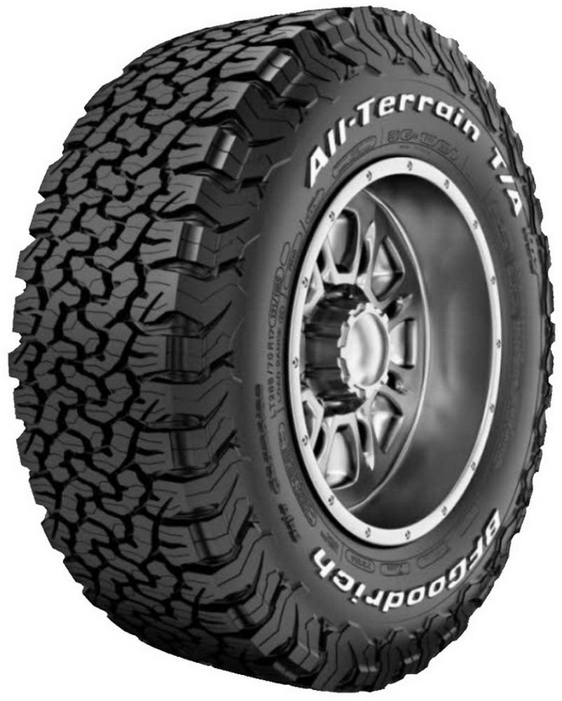 265/70R16 121/118S ALL TERRAIN T/A KO2 LT LRE RWL MS 3PMSF (E-9.2) BFGOODRICH